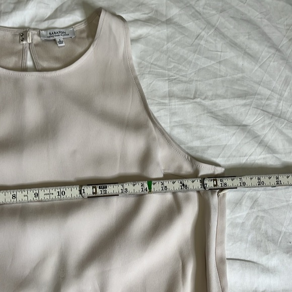 Aritzia Babaton Ozzy Romper size 6 Pockets Back Slit Detail Japanese Fabric NWT - Picture 14 of 16